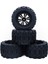 4 Adet 125MM 1.9 Beadlock Jant Lastik Seti 1/10 Rc Paletli Araba Için (Yurt Dışından) 4