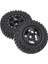 SCX24 Jeep Gladiator Için Lastikli Metal Tekerlek Kabuğu Siyah (Yurt Dışından) 5