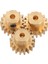 3 Adet 3.175MM Şaft Pirinç Pinyon Motor Dişlisi M0.8 1/10 1/8 RC,17T (Yurt Dışından) 5
