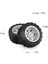 4 Adet 118MM 110 Rc Monster Truck Buggy Lastiği 12MM Traxxas Için Sarı (Yurt Dışından) 2