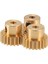 3 Adet 3.175MM Şaft Pirinç Pinyon Motor Dişlisi M0.6 1/10 1/8 Rc, 21T (Yurt Dışından) 4