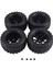 12MM Altıgen Rc Tekerlekler Lastikler 1/10 Ölçekli Rc Kamyon Lastikler Için, B (Yurt Dışından) 1