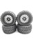 4 Adet 82MM Kauçuk Tekerlek Lastiği 12MM Altıgen Hbx 16889 Mjx H16 116 Parçaları Için (Yurt Dışından) 1