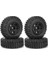 4 Adet 55MM 1.0 Inç Beadlock Jant Lastiği 1/18 1/24 Rc Araba Için, 1 (Yurt Dışından) 1