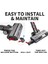 Dyson V7 V8 V10 V11 V15 LED Işıklı Elektrikli Süpürge Başlıkları Için Hızlı Çıkarma Silindir Fırça Temizleme Başlığı Yedeği (Yurt Dışından) 4
