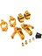 Metal Direksiyon Bloğu C-Hub'lar Arka Hub Taşıyıcı Seti Wltoys 104072 104001 104002 1/10 Rc Araba Yükseltme Parçaları, Sarı (Yurt Dışından) 1
