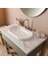 Zana 370 x 640 x 130 mm Tezgah Üstü ve Ankastre Uyumlu Akrilik Banyo Lavabosu 2