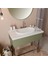 Zana 370 x 640 x 130 mm Tezgah Üstü ve Ankastre Uyumlu Akrilik Banyo Lavabosu 3