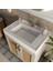 Azura 500 x 800 mm Etajerli Akrilik Banyo Lavabosu 3