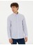 Erkek Mavi Slim Fit Uzun Kollu Gömlek 50277750-VR036 1