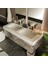 Elara 500 x 1200 mm Çift Hazneli Etajerli Akrilik Banyo Lavabosu 2