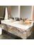 Elara 500 x 1200 mm Çift Hazneli Etajerli Akrilik Banyo Lavabosu 3