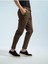 Erkek Kadife Boyfriend Pantolon , Slim Fit Rahat Kesim Beli Bağlamalı Yan Cepli Jogger Pantolon 5