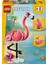 ® Creator 3’ü 1 Arada Vahşi Hayvanlar: Pembe Flamingo 31170 - 8 Yaş & Üzeri Çocuklar için Oyuncak Yapım Seti (288 Parça) 3