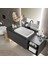 Lanza 410 x 620 x 140 mm Ankastre Uyumlu Akrilik Banyo Lavabosu 3