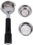 Tek ve Çift Bardak Filtre Sepeti ile 58 mm Dipsiz Paslanmaz Çelik Profesyonel Espresso Kahve Portafilter (Yurt Dışından) 1