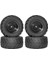 4 Adet 97MM Kauçuk Lastik Tekerlek Hbx 901 1/12 Rc Araba Için (Yurt Dışından) 2