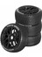 4 Adet 110MM 18 Rc Araba Buggy Tekerlekleri Lastik 17MM Altıgen B (Yurt Dışından) 1