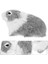 Gine Domuzu Peluş Oyuncak Peluş Hayvan Bebeği Gerçekçi Hamster Modeli (Yurt Dışından) 4