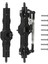 Rc Araba Metal Ön ve Arka Aks Montaj Kiti Wpl C14 C24 Siyah (Yurt Dışından) 3