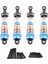 1 Set Rc Araba Metal Amortisör Scy 116 Mjx H16H 81MM C (Yurt Dışından) 1