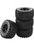4 Adet 104MM 1/10 Lastik Jant, Beyaz (Yurt Dışından) 3