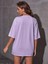 Miami Baskılı Oversize Salas Boyfriend Kadın / Kız T-Shirt Top Bluz 2