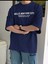 Erkek New York Cıty Baskılı Lacivert Oversize T-Shirt Salaş Boyfirend 3