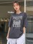 Kadın / Kız Füme Sagacıous Baskılı Oversize T-Shirt 5