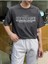 Erkek Füme Oversize T-Shirt Purpose Baskılı 4
