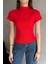 Yüksek Yaka Kaşkorse Kumaş Tshirt 1