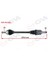 Komple Aks Sol Megane 3-Fluence 1.5 Dci 6 Vites 09 680MM 1
