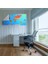 Renkliatlas Dünyaharitası Manyetik Yapıştırıcı Gerektirmeyen Duvar Stickerı 118 cm * 56 cm 5