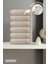 6'lı Bej Jelena El Havlusu - 50 x 90 cm , 225 Gr, Pamuk, Spa ve Otel Havlusu, Günlük Kullanıma Uygun 1