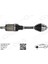 Komple Aks Ön Sol Bmw X1 E84 09 15 501MM 1