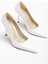 Dorethy Kadın Topuklu Ayakkabı Beyaz Rugan Stiletto 2