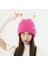 Sevimli Komik Parlayan Anten Sıcak Örgü Şapka (Yurt Dışından) 2