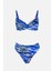 40218 Saks Beyaz Toparlayıcı Bikini Takımı 4