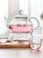 Borosilikat Cam Mumlu Isıtıcılı Cam Demlik 1000 ml ( Alg) 3