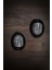 Oval Meze, 2'li Atıştırmalık Kase Set Kahverengi 10 x 8 x 3 1