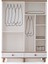 Ücretsiz MONTAJ-%100 Mdf-Aytaşı-Bohem Craft 4 Kapaklı Aynalı Gardırop 2
