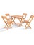 Pita Set 4+1 Katlanabilir Masa Sandalye Takımı 1
