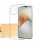 Vivo Y15S Kılıf Lüx Şeffaf Yumuşak Süper Silikon + Nano Ekran Koruyucu 1