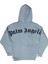 Erkek Açık Mavi Kapüşonlu Owersize Salaş Üç Iplik Sweat Shirt Esk-Plma 1