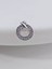 Halka x Artı Model Kıkırdak Piercing Tragus Helix Silver Gümüş Renk Küpe 1