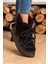 Hakiki Kürklü Kadın Sneakers 355067 5