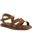 Kadın Örgü Deri Sandalet DG6011 4