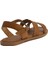 Kadın Örgü Deri Sandalet DG6011 5