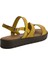 Kadın Örgülü Deri Sandalet DG6018 5