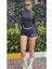 Basic Bisiklet Yaka Uzun Kollu Slim Fit Kadın Body T-Shirt 4